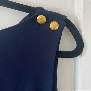Lauren Ralph Lauren navy shift dress, size 10